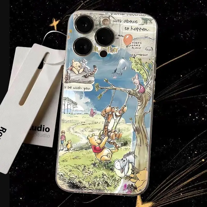 Оригинальный чехол с изображением милого пуха и медведя для OPPO A3 A60 A57 A38 A79 A58 A98 A5 F9