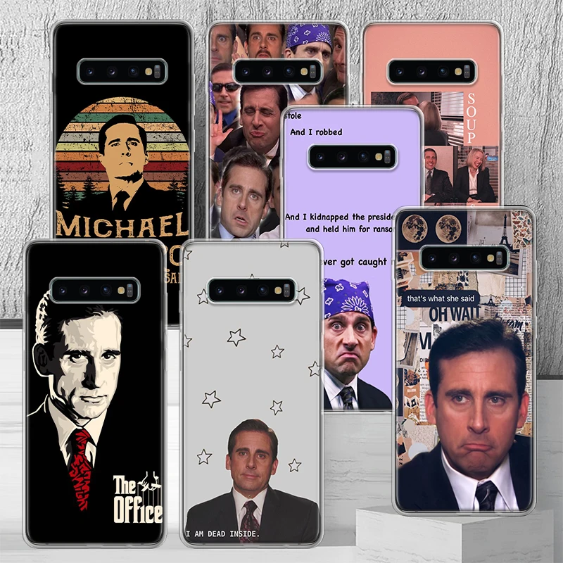 The Office Tv Show What She Said Phone Case Shell For Samsung Galaxy S23 S22 Ultra S21 Plus S20 FE S10 Lite S10E S9 S8 + S7 Edge