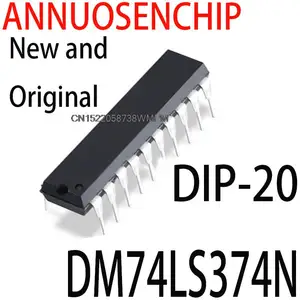 10PCS New and Original 74LS374N SN74LS374N HD74LS374P DIP-20 DM74LS374N
