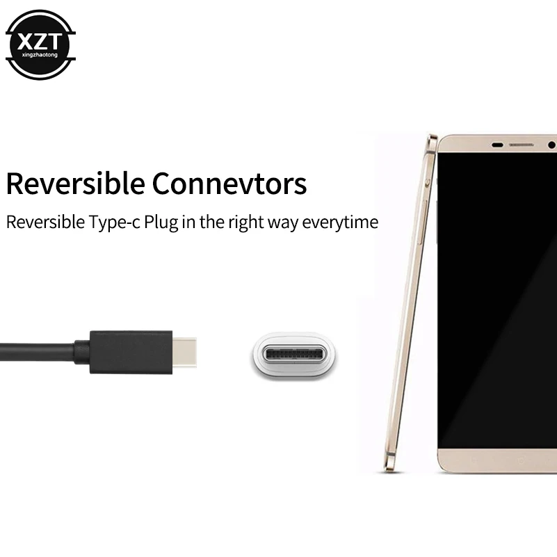 USB-c PD кабель для передачи данных Type-c на быстрой зарядки с двойной головкой