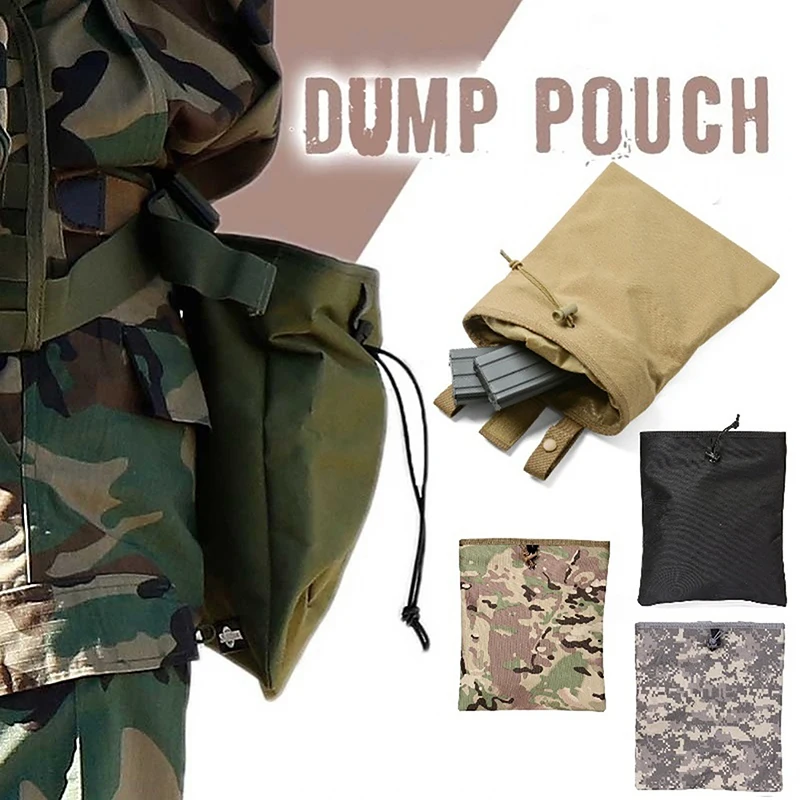 

Outdoor Tactical Large Recycling Bag Mountaineering Multifunctional Sundry Storage Tool Bag Camo Army Fan Drawstring Waist Bag