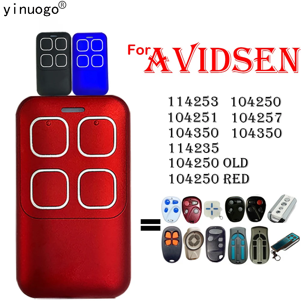 

Новинка AVIDSEN 114253 104251 104350 114235 104250 104257 104350 дубликатор дистанционного управления гаражной дверью Ручной беспроводной передатчик