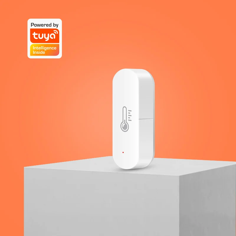 

Умный датчик влажности и температуры RYRA Tuya Zigbee, дистанционное управление через приложение, работает с Alexa Google Assistant