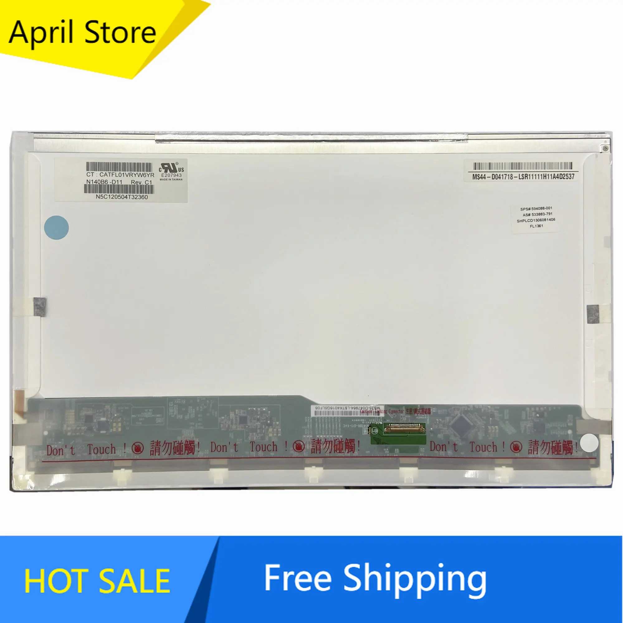 N140B6-D11 LTN140AT05 B140XW01 V.4 LP140WH1 TPD1 подходит для ноутбука HP 8440P 8440 Вт, ЖК-экран 1366*768 EDP, 30 контактов