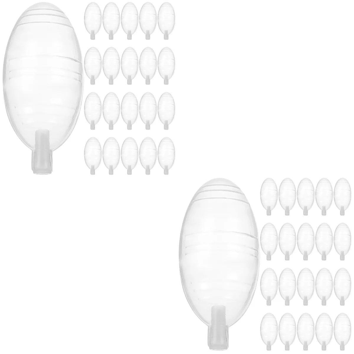

100 Pcs Airbag Bb Baby Accessories Squeakers Pet Toys Clothing Replacement Dog Plastic Repair Transparent Dolls