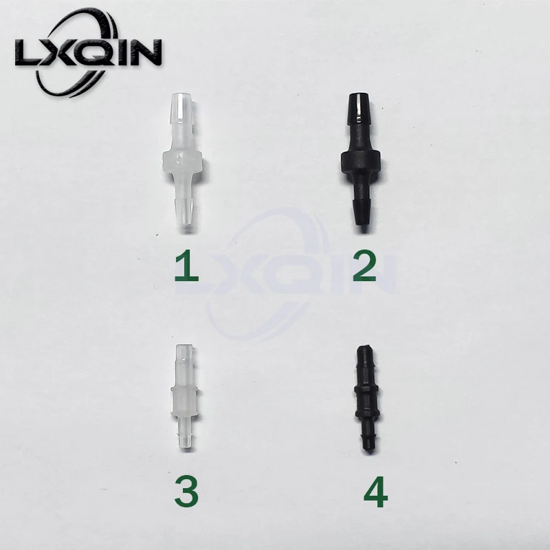 

LXQIN 20pcs/lot ink tube hose connector for Epson dx5 xp600 i3200 Konica Seiko print head for Eco solvent /UV ink Joints