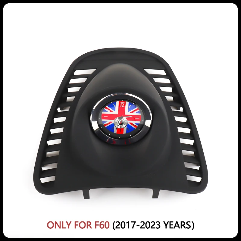 

Для Mini Cooper F60 Countryman автомобильные часы орнамент приборная панель воздуховыпускное отверстие центр внутренняя крышка часов авто аксессуары украшение