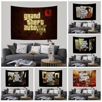 grand theft auto printed large wall tapestry art science fiction room home decor kawaii room decor