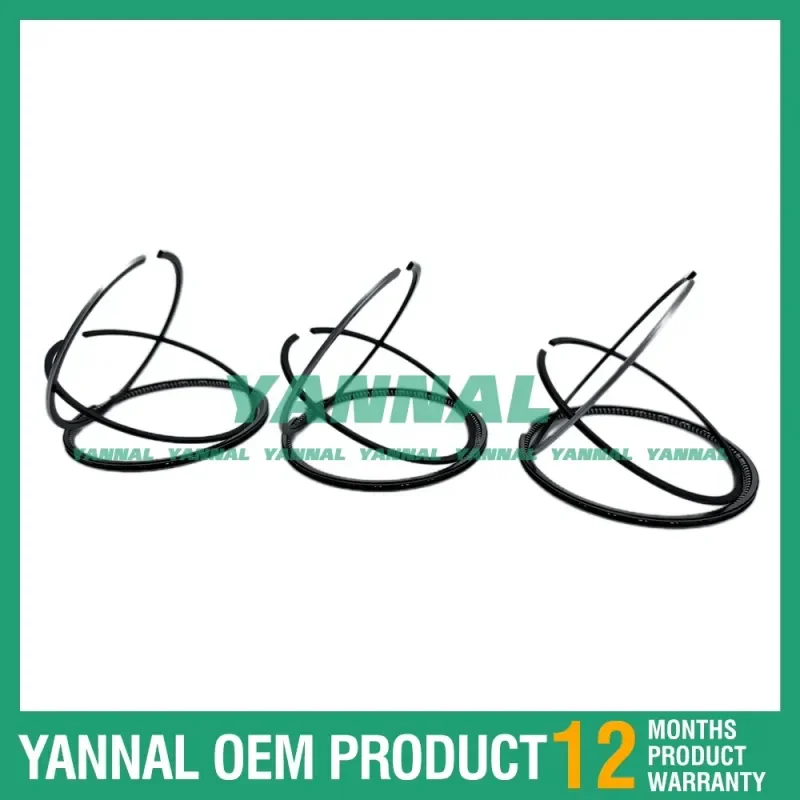 Комплект поршневых колец с длительным сроком службы для двигателя KUBOTA D905