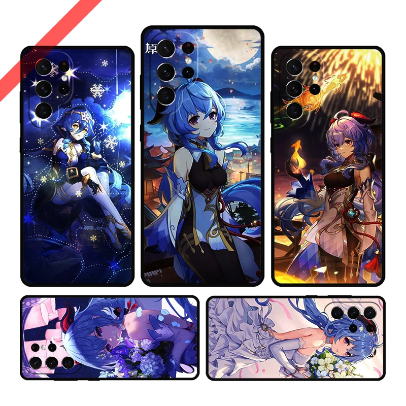 Чехол для телефона Genshin Impact GanYu Game Samsung Galaxy S20 FE S21 S10 S23 Plus S24 S22 Ultra Coque Note20 Note10 S9 S8