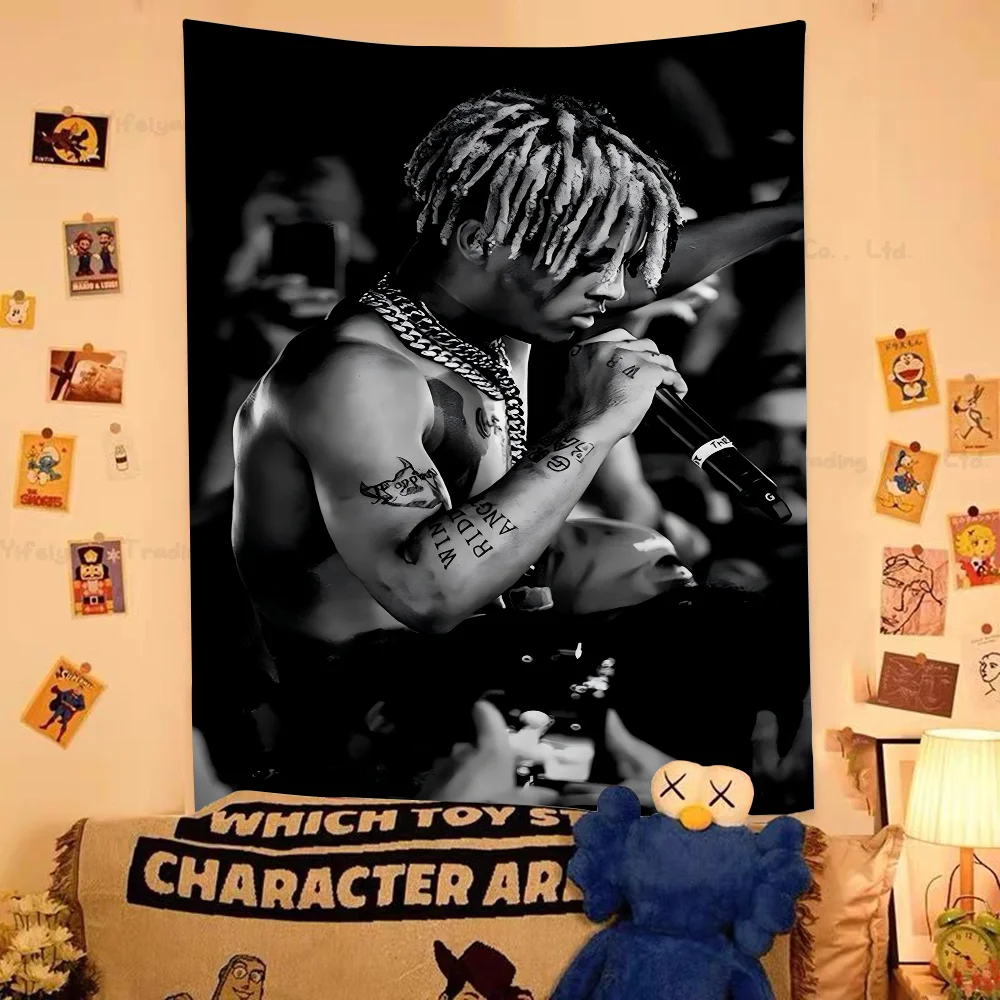 X-XXXTENTACION Hot Rapper Anime Tapestry Indian Buddha Wall Decoration Witchcraft Bohemian Hippie Hanging Sheets