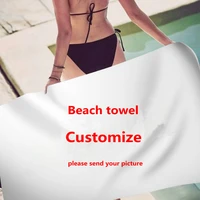 customized microfiber beach towel 3d printed summer adult absorbent quick dry bath towels gym yoga sports swimming towel