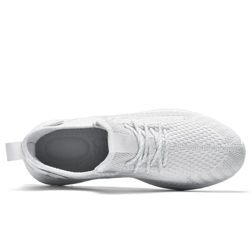 Mesh Sneakers Men Running Shoes Outdoor Casual Walking Sock Sport Footwear Non-slip Flat Athletic Fashion Zapatillas