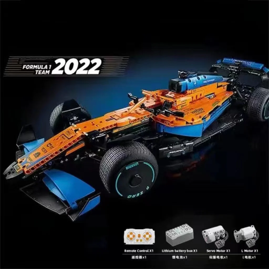 

2022 NEW Technical Compatible 42141 McLarened Formula 1 Race Car Model Buiding Block City Vehicle Bricks Kits Toys For Children