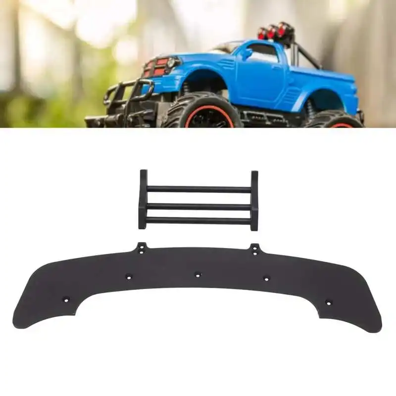 

RC Car Front Bumper Aluminum Alloy Stable Performance High Strength With 12 Mounting Screws Black Bumper for ARRMA1/7 Infraction