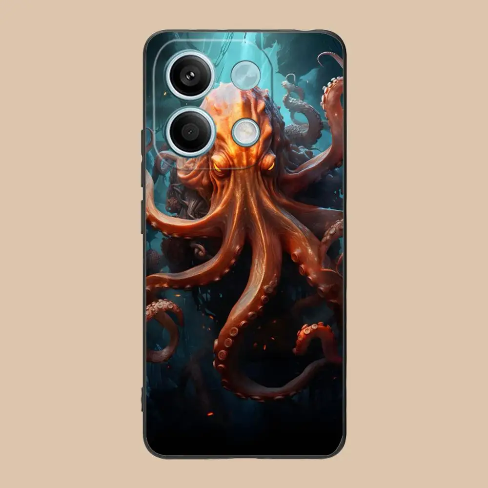 Чехол для телефона Great Mythology Cthulhu для Xiaomi 15 14 13 12 Mi 11 T Ultra Lite Pro S X 5G, мягкий противоударный чехол из ТПУ (art.: 3920da4455d06) - 3920da4455d06