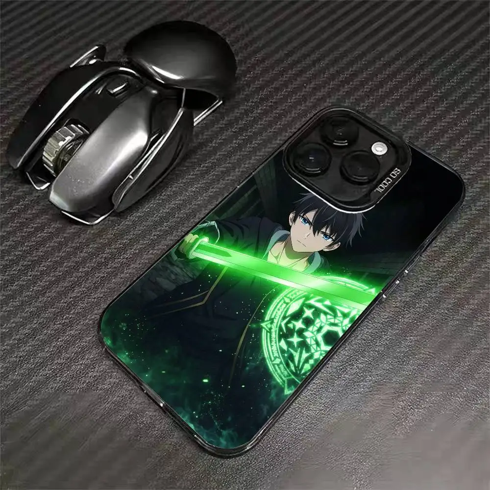 Фото Аниме-чехол для телефона Orun Dura Jack-of-All-Trades для iPhone 16 17 15 14 12 13 Pro Max, черный, матовый, ударопрочный. №2