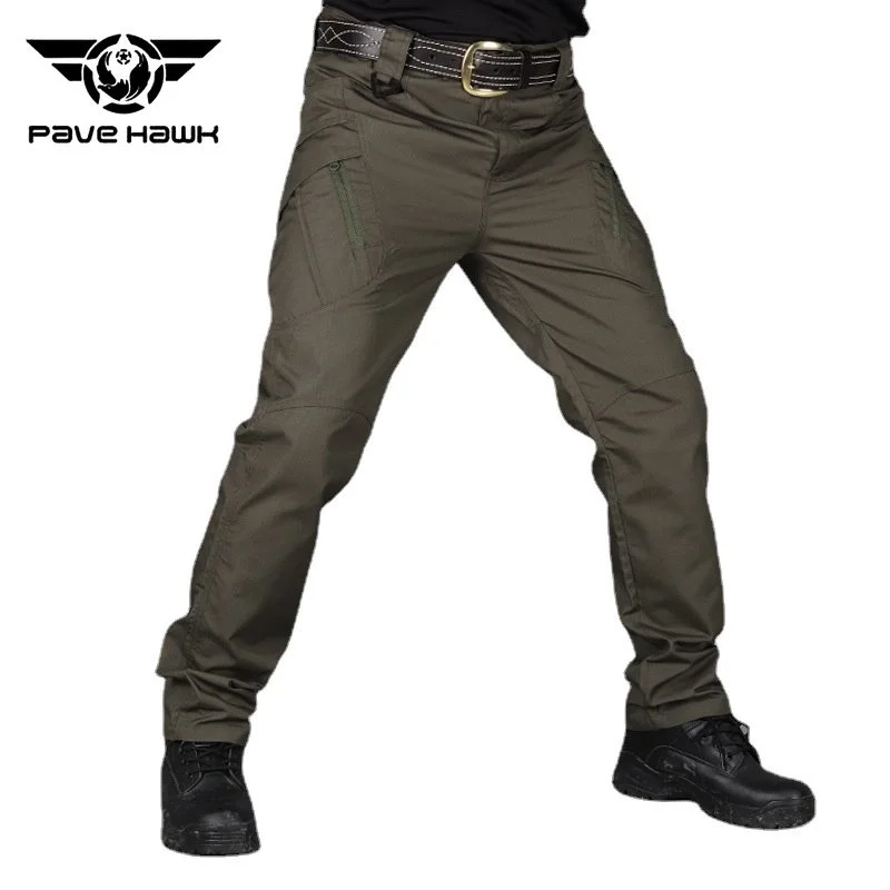 

Men Outdoor Tactical Multiple Pockets Cargo Pants Waterproof Breathable Abrasion Resistant Camouflage Quick Dry Trousers