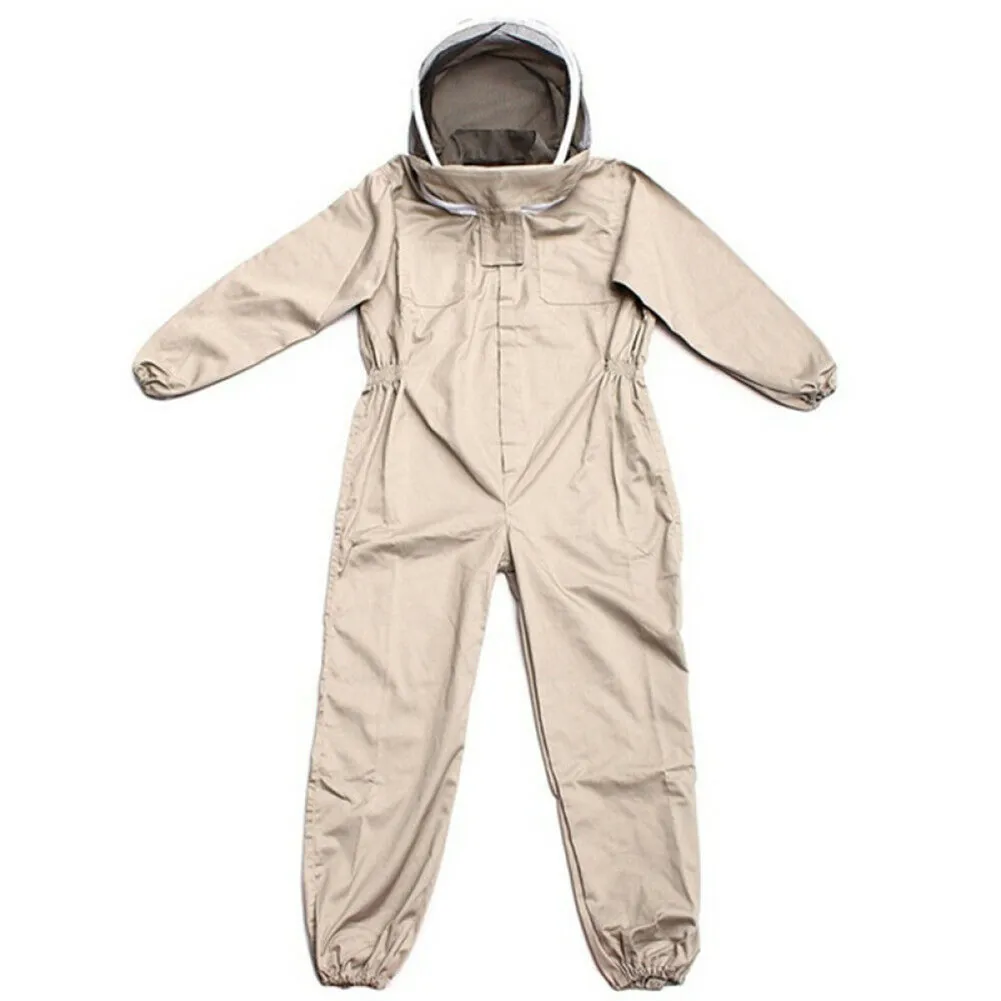 

With Veil Beekeeping Protective Equipment XL 3 Pockets Bee Keeping Beekeeper Full Body