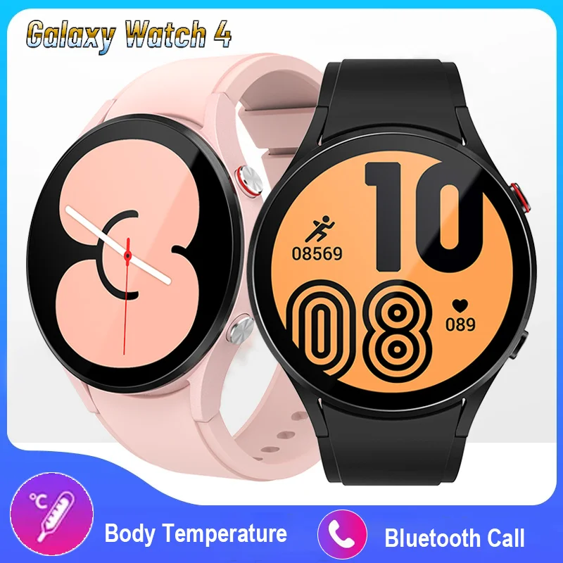

2022 Smart Watch Men Women Voice Assistant Health Monitor Bluetooth Call 70+ Sport Mode Waterproof Smartwatch For Galaxy Watch 4