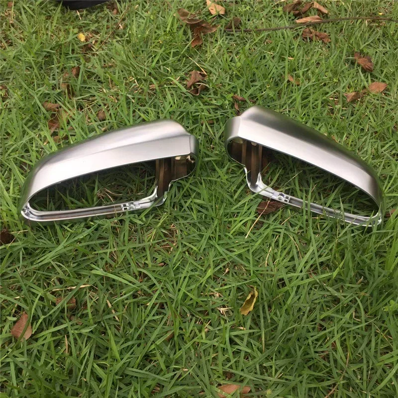 Новый! Для Audi A3 8P A4 B7 B6 A6 S6 4F C6 Чехлы на боковые зеркала S3 S4 Sportback Pearl никель матовый