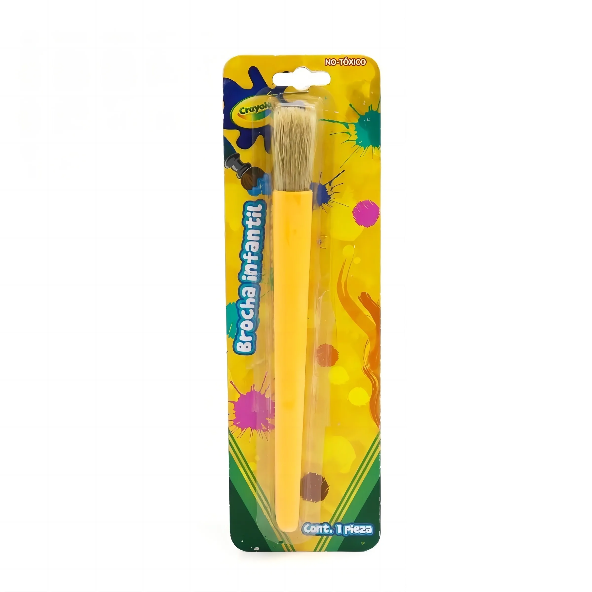 Большая кисть Binney & Smith Crayola(R) длина волос 1 3/8 дюйма для детского рисования