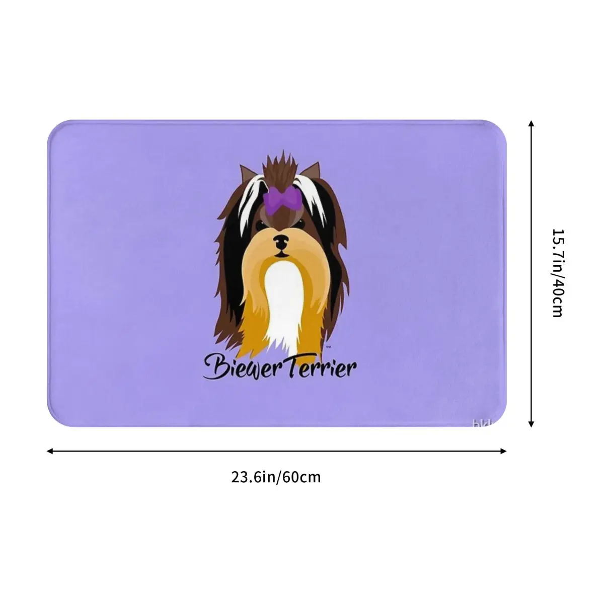 Коврик wiwer Terrier 40x60 см полиэстер настраиваемый