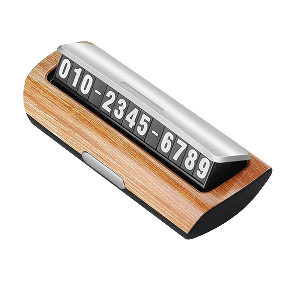 

1 Pc Car Interior Supplies Reversible Parking Plate Plate Car Parking Plate Car Interior Decorations
