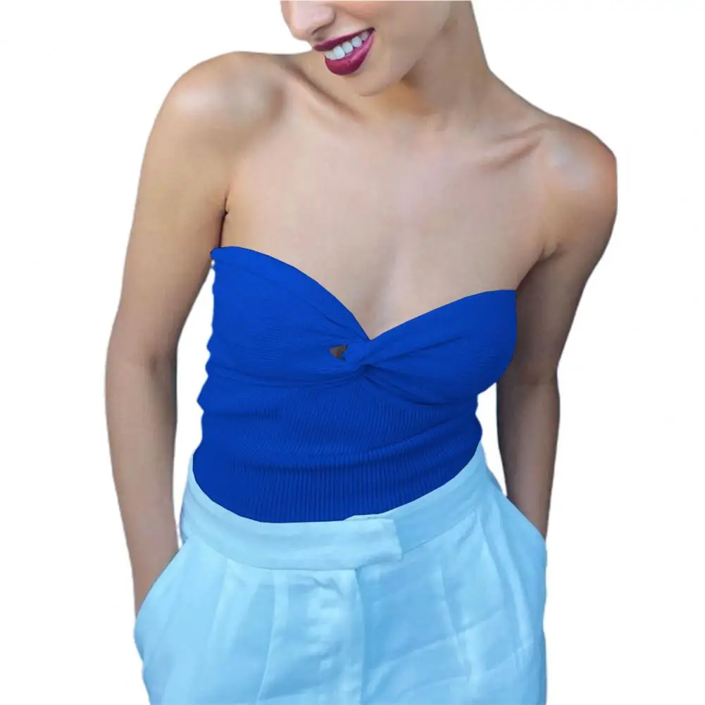 

Tube Top Women Pale Blue Corset Crop Top Woman Sexy Off Shoulder Bustier Tops for Women 2023 Summer Backless Ruched Tops Female