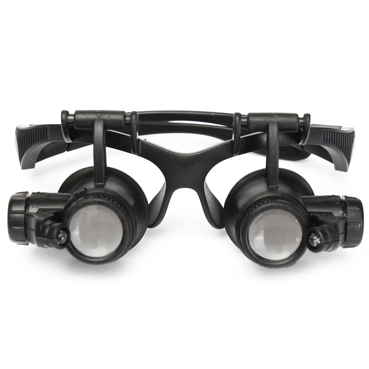 

Wearing Magnifiers 25X Portable 4 Amplification Ratio Adjustable Interchangeable Glasses Magnifier for Repairing / Reading