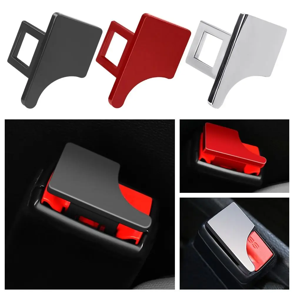 

Durable with Extender Decorative Interior Car Accessories Alarm Canceler Stopper Seat Belt Buckle Safety Clip Belt Lock