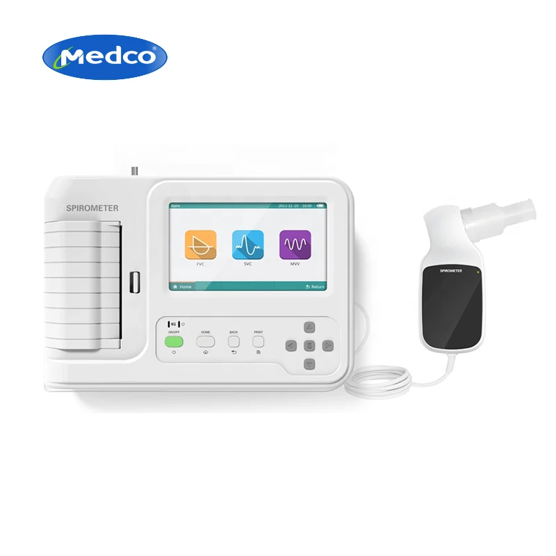 

Portable Handheld 7 Inches LCD Touch Screen Lung Digital Spirometer