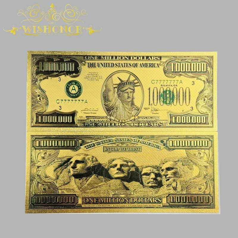 10 шт./партия копия цветной банкноты в американском стиле