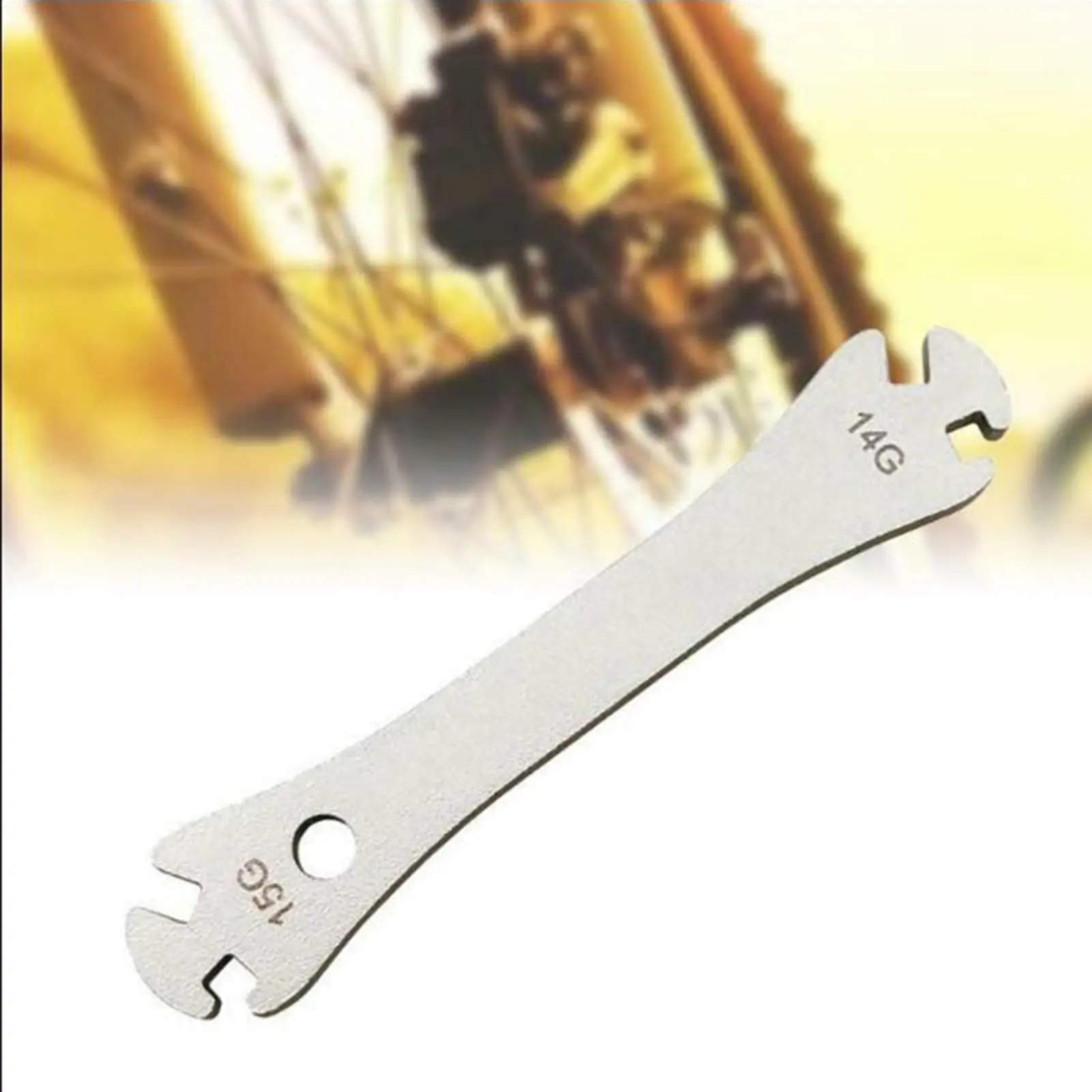 

Protable Bike Spoke Key Lever 14 / 15G Rim Wheel Spoke Tensioner