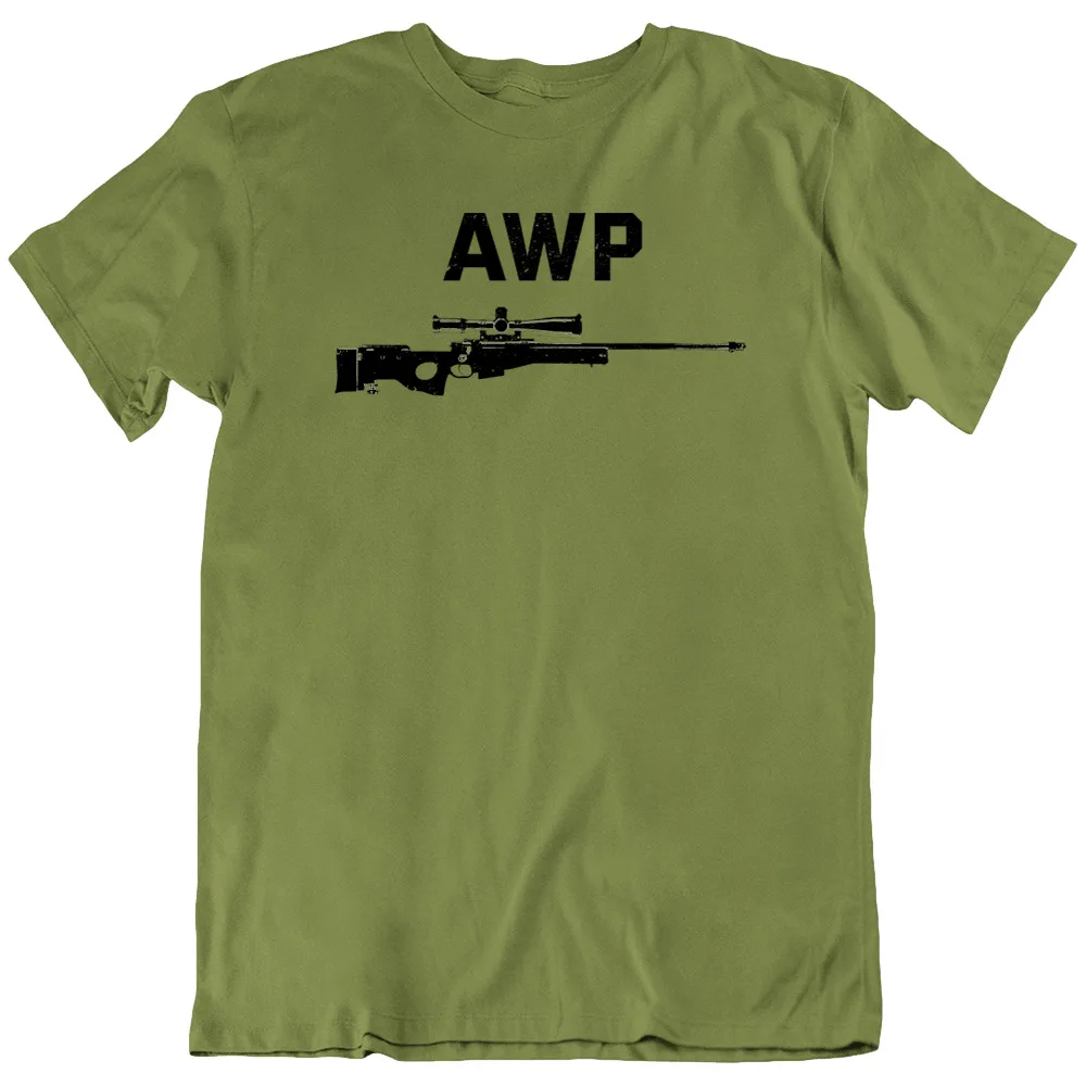 Футболка NoEnName_Null Аwp Sniper AK47 Хлопок