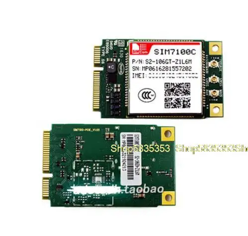 1pcs New Sim7100c minipcie all Netcom 4G module Qualcomm chip