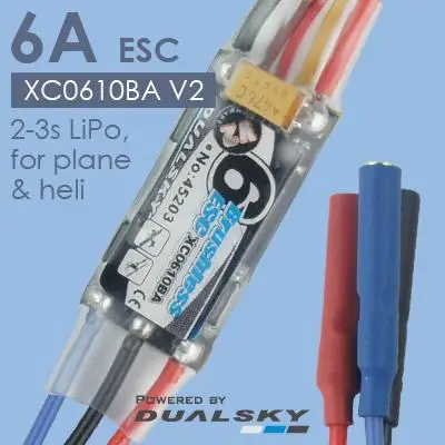 Фото DUALSKY Xcontroller BA V2 серии Безщеткая ESC 6A-130A для самолета & Гели №5