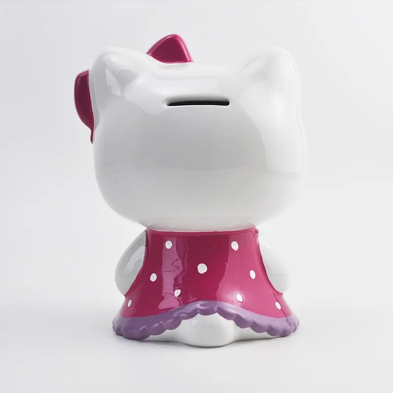 Кавайная экшн-фигурка Hello Kitty игрушка мультяшный Кот керамическая копилка аниме