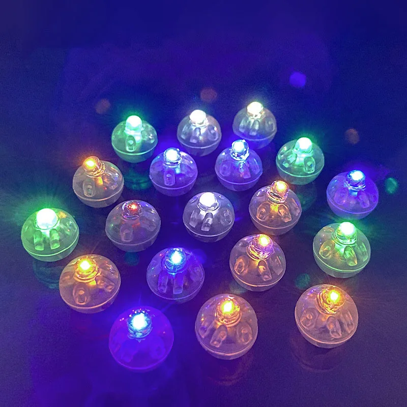 

10 pieces/batch LED small ball flashing light balloon light flashing ball color luminous light bar wedding party decoration