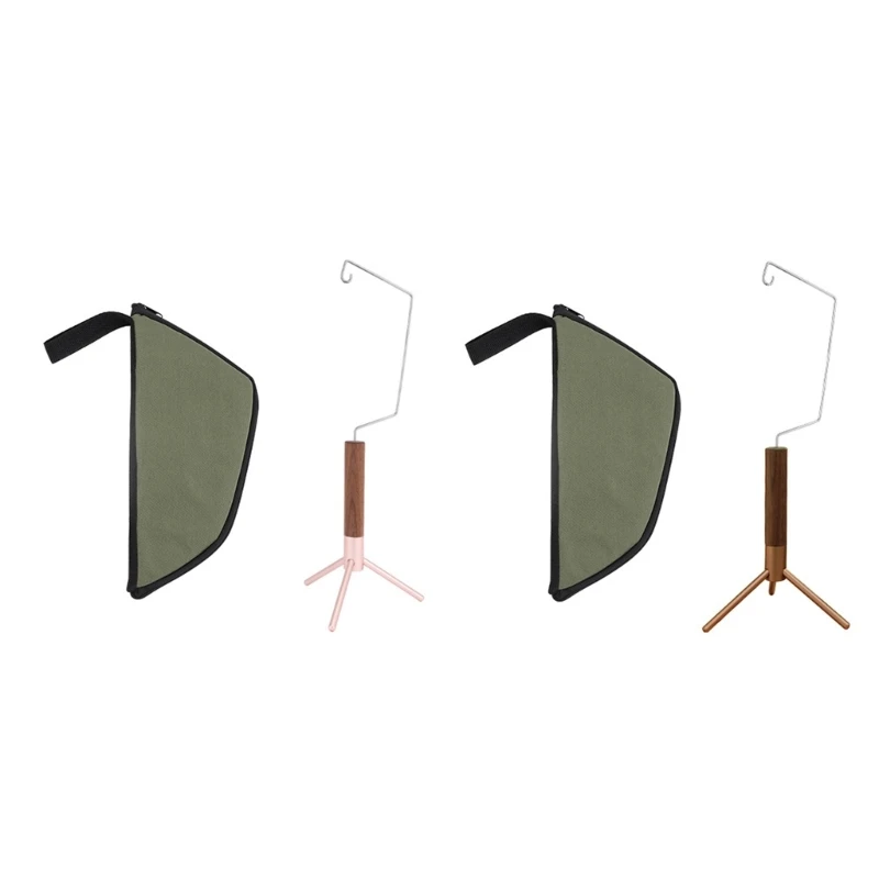 

Multipurpose Outdoor Lanterns Hanging Stand Portable Camping Hanging Rack Detachable Light Table Stand Space Saving