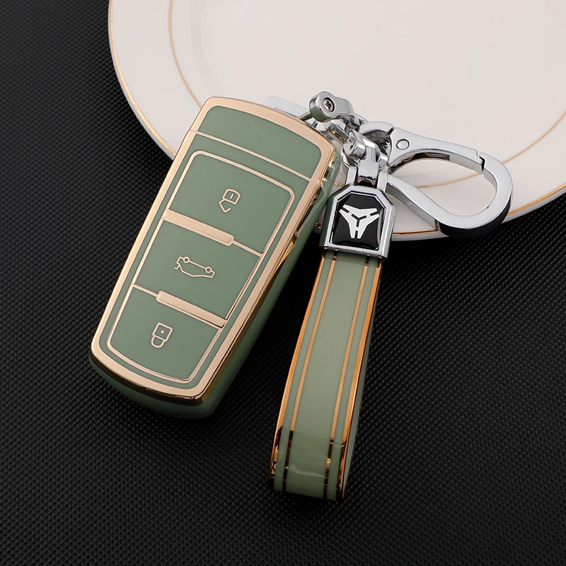 

TPU Car Key Cover Case Shell For Volkswagen VW Passat B6 B7 Magotan CC 3C Car Accessories for VW 3C5 Phnom Penh Accessories