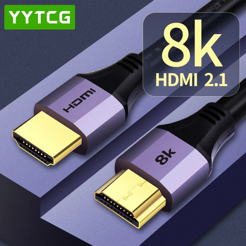 

1573 Kabel Hdmi-Compatibel 2.1 Hdr Rgb 4:4:4 Audio Video Kabel Ultra-Hd (Uhd) 48Gbps 8K 60Hz 4K 120Hz Ultra-Hd Hdmi Kabel
