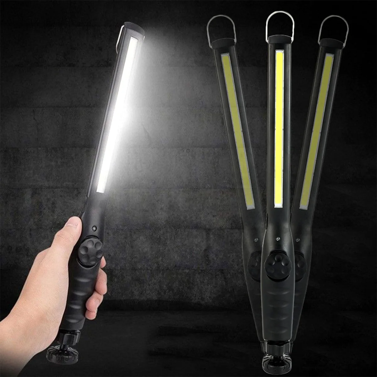 

COB Work Light 700Lumens Inspection Light Bar 2200mAh USB Rechargeable Magnetic Work Light Bar Life-grade Waterproof Work Torch