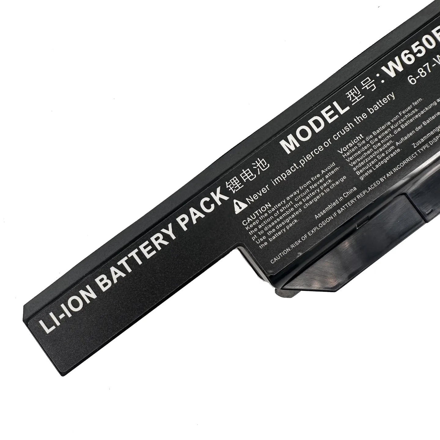 Фото Аккумулятор W650BAT-6 11.1V 4400mAh 48.84Wh для Hasee K610C/K650D/K570N/K710C/K590C/K750D, серии Clevo W650S - 6-87-W650S-4D7A2 №2