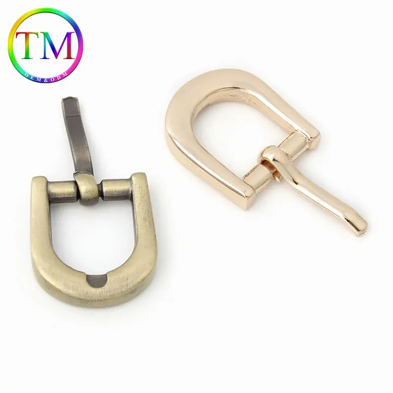 10-50Pcs Metal D Ring Pin Buckle Bags Strap Adjustment Hook Clasps Diy Bag Leather Strap Betlt Hardware Accessories