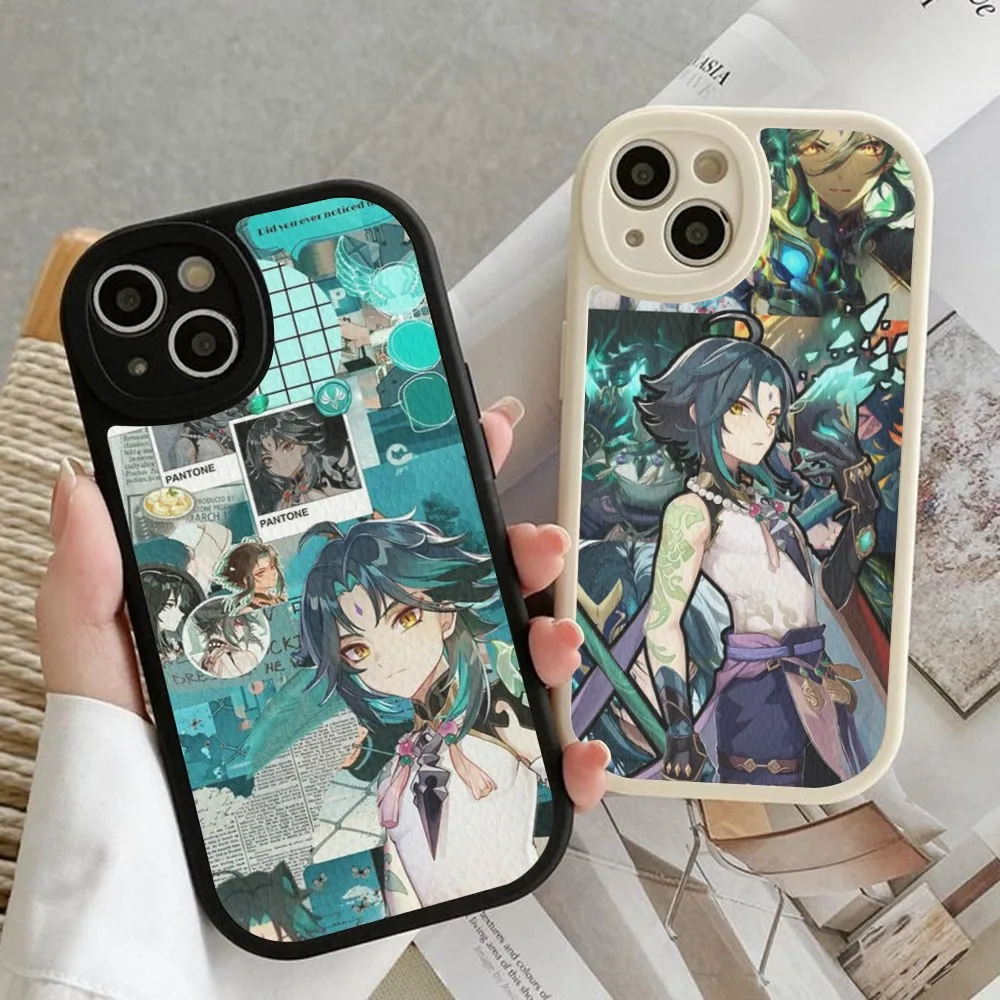 

Xiao Genshin Impact Phone Case Hard Leather For iPhone 14 13 12 Mini 11 14 Pro Max Xs X Xr 7 8 Plus Fundas