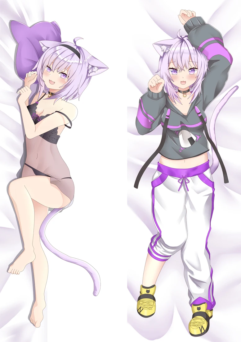 

VTuber Nekomata Okayu Dakimakura Anime Hololive Hugging Body Pillow Case Cosplay Japanese Otaku Pillow Cushion Cover Xmas Gifts