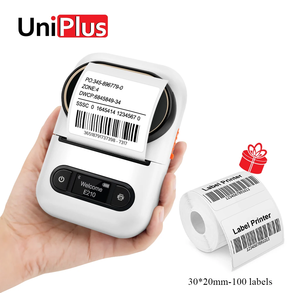 

Portable Label Printer E210 Adhesive Thermal Printer Mini Labeling Machine Sticker Printer Similar as Niimbot B21 Labeller