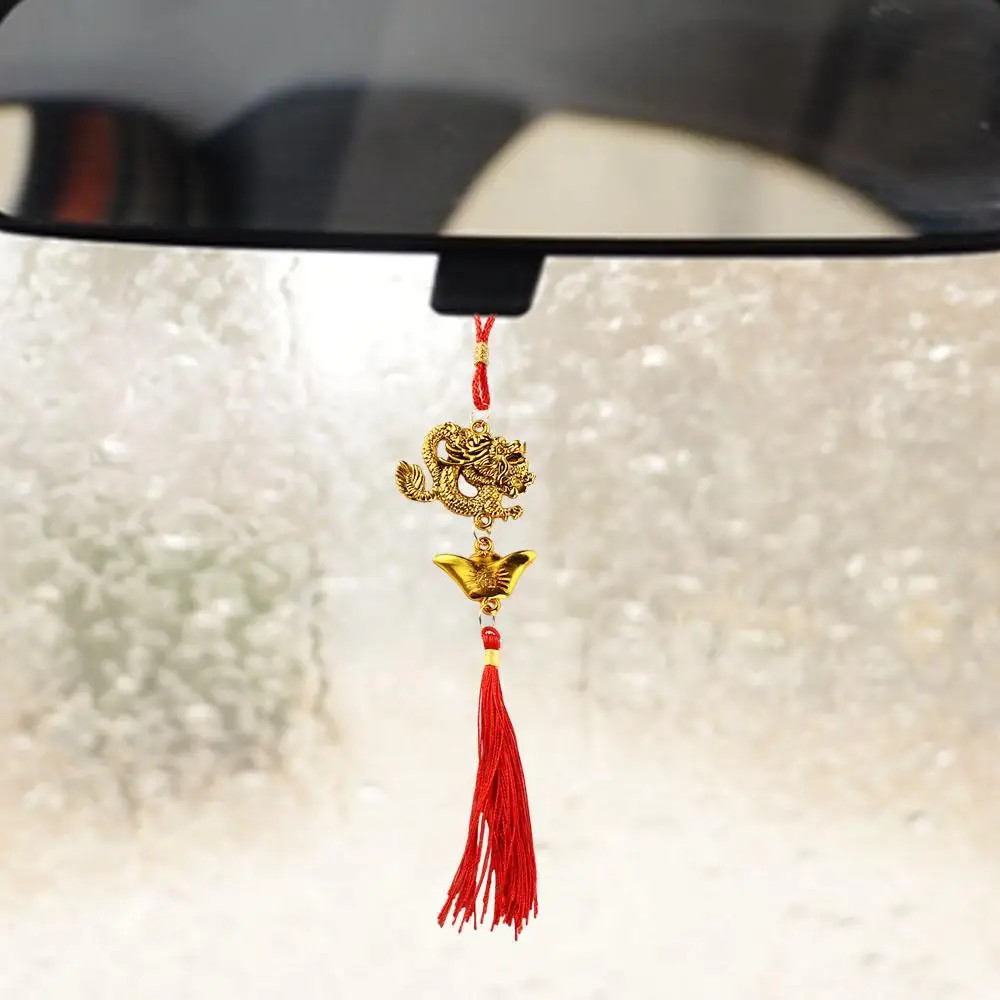 2024 Новогоднее Праздничное Украшение Дизайн Дракона Позолоченное Ожерелье Со