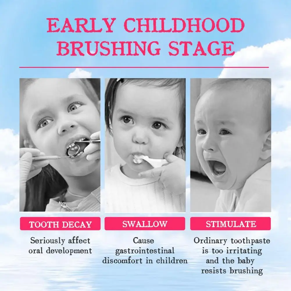 

60ml Dental Cream Useful Foam Toothpaste Care Cleaner Remove Food Residues Convenient Foam Toothpaste